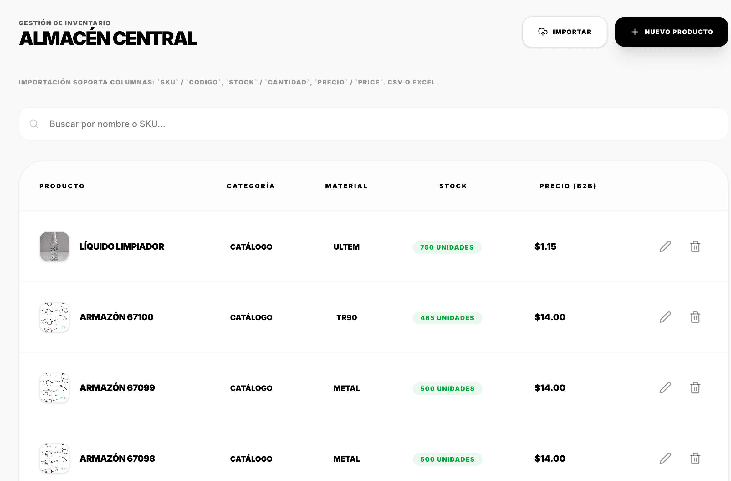 Gestión de Almacén