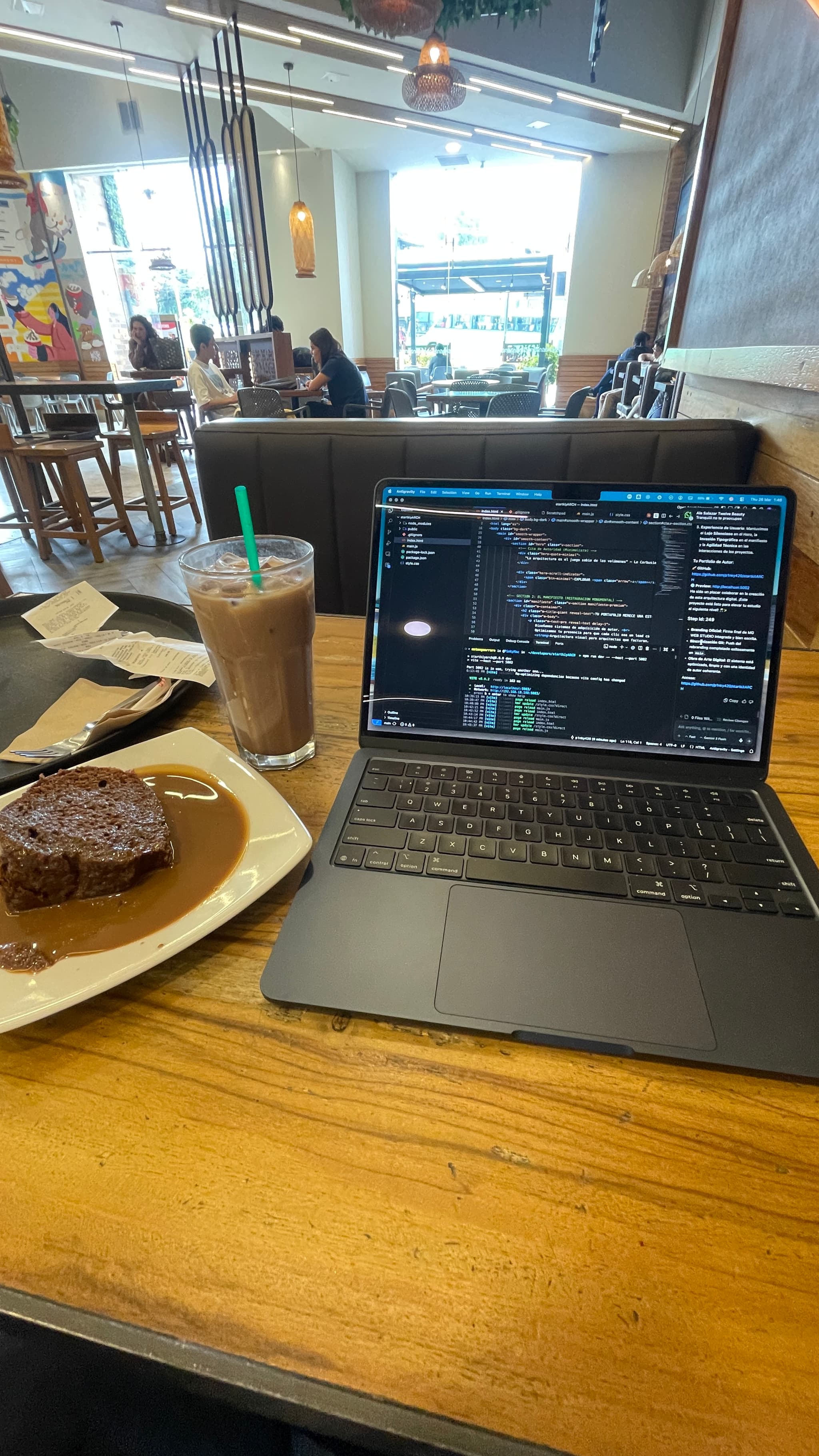 Mateo Guerrero trabajando