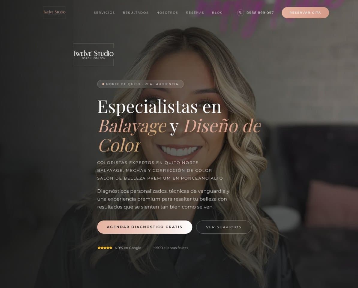Hero diseñado para posicionar y convertir