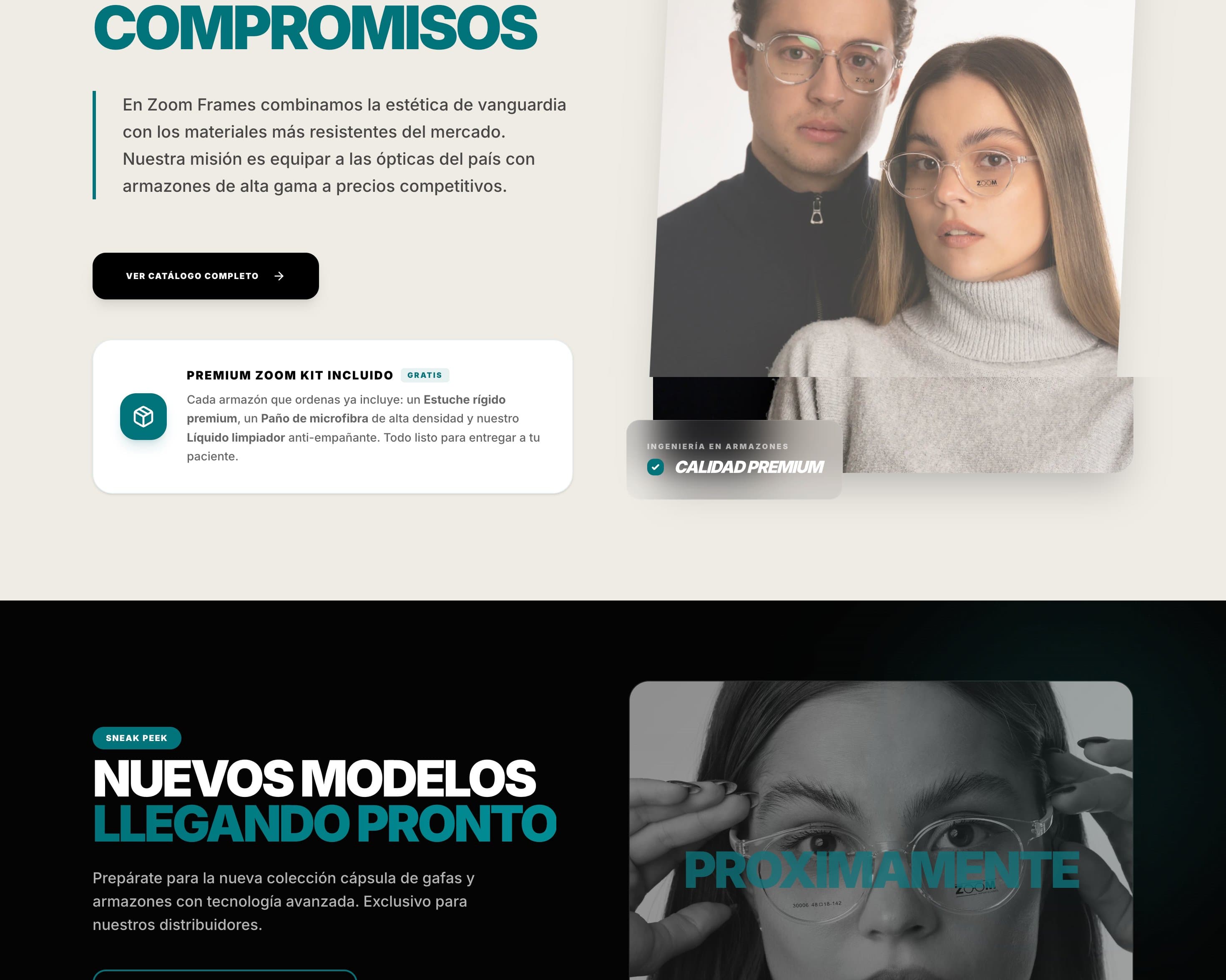 Una web que ordena la operación comercial